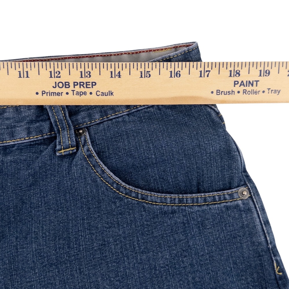 VTG Paco Jeans Mens 34 Denim Shorts Blue Relaxed Fit Y2K Streetwear Baggy Skate - Picture 8 of 12